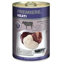 PREMIERE Meati nourriture humide pour chien, adulte Panses, cœurs et foies de bœuf 6x400 g