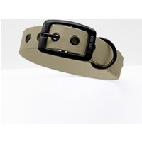 THE DOG IDEA Biothane Halsband Beige Schwarz S
