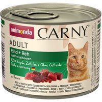 animonda Carny Nassfutter Katze Adult Rind und Reh mit Preisselbeeren 6x200 g animonda Carny Nassfutter Katze Adult Rind und Reh mit Preisselbeeren 6x200 g
