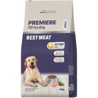 PREMIERE Best Meat aliments secs pour chien adulte Volaille 12 kg