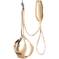Kerbl puppy tuigje met riem, beige, 30 - 50 cm/10 mm