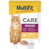 MultiFit Care pâtée pour chat senior au poulet 48x85 g