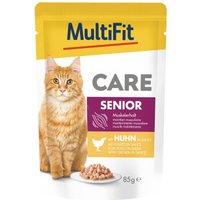 MultiFit Care pâtée pour chat senior au poulet 96x85 g