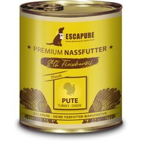 ESCAPURE Nourriture humide pour chien Bio Adult Dinde 6x800 g