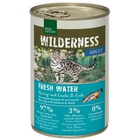 REAL NATURE WILDERNESS Adult Fresh Water Hering mit Lachs & Ente 12x400 g