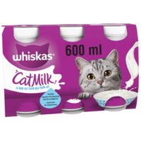 Whiskas Lait En Bouteille Pour Chat Adulte et Chatons 3 x 200ml