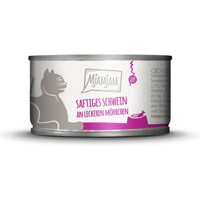 MjAMjAM nourriture humide pour chat adulte 6x100 g Porc et carotte