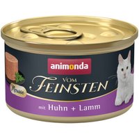 animonda vom Feinsten nourriture humide pour chat, Adult, Poulet et agneau 12x85 g