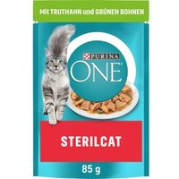 Purina ONE Spécial Chat Stérilisé 26 x 85 g au dinde et aux haricots verts 26x85 g