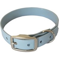 bio-leine 21-30cm HU Biothane Halsband kornblumenblau 24 cm, 33 cm