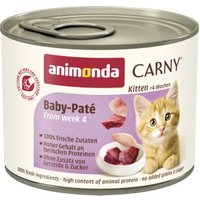 animonda Carny nat kattenvoer Kitten, Baby-paté 24x200 g