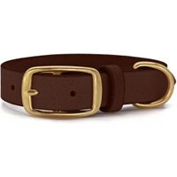 THE DOG IDEA Leder Halsband Braun M