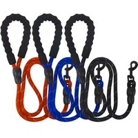 nobleza - Hundeleine Seil 1,50m blau