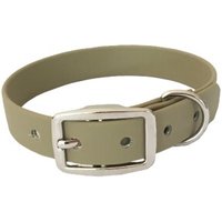 bio-leine 21-30cm HU Biothane Halsband beige 21 cm, 30 cm