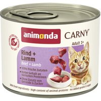 animonda Carny nourriture humide pour chat adulte Agneau et bœuf 24x200 g