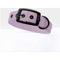 THE DOG IDEA Biothane Halsband Lavendel Schwarz XS