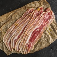 Unsmoked organic streaky bacon (184g)
