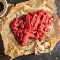 Organic beef stir fry strips (300g)