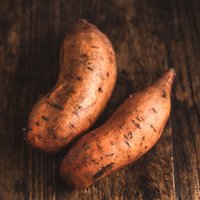 Organic sweet potatoes (600g)