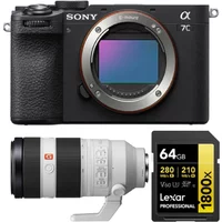 Sony Alpha A7C II Noir + FE 100-400mm + Lexar SDXC