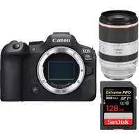 Canon R6 II Boîtier+RF 70-200 mm f2.8 L IS USM+SanDisk 128 Go Extreme Pro SDXC UHS-II U3 300 Mo/s