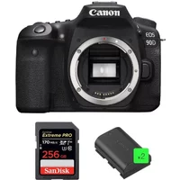 Canon EOS 90D Body + SANDISK SDXC