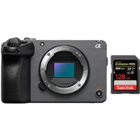 Caméra de cinéma numérique Sony FX30 + SanDisk 128 Go Extreme Pro SDXC UHS-II U3 300 Mo/s