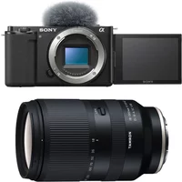 appareil photo hybride alpha zv-e10 noir + tamron 18-300 vc noir