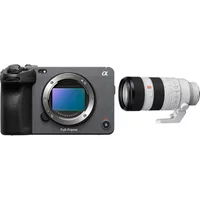 Sony FX3A plein format Cinema Line Boîtier + objectif Sony FE 70-200 mm f/2.8 GM OSS II (SEL70200GM2)