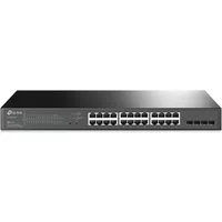 TP-Link Omada TL-SG2428P Géré L2/L2+ Gigabit Ethernet (10/100/1000) Connexion Ethernet, supportant l'alimentation via ce port (PoE) 1U Noir - Neuf