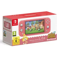 Nintendo Switch Lite Animal Crossing console de jeux portables 14 cm (5.5 ) 32 Go Écran tactile Wifi Corail - Neuf