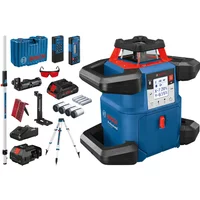 Pack laser rotatif double pente BOSCH GRL600CHV - Batterie 18V 4.0Ah - 06159940P5