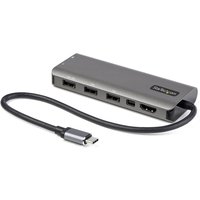 StarTech.com Adaptateur multiport USB-C avec HDMI ou Mini DisplayPort 4K 60 Hz, Hub USB 4 ports et Power Delivery 100W