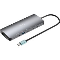 i-tec USB-C Metal Nano 3x Display Dock, 2x HDMI, 1x USB-C video + Power Delivery 140W