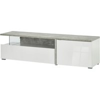 Sconto 20% Rabatt auf TVLowboard Sabanilla in Weiß Maße 1605 x 40 x 445 cm