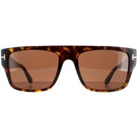 Lunettes de soleil Tom Ford Dunning FT0907 52E Havana Shiny Brown