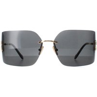 Miu Miu MU54YS 5AK5S0 gold dunkelgrau Sonnenbrille