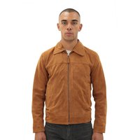 Harington-Jacke für Herren im Retro-Stil aus Ziegenveloursleder – Zürich