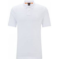 BOSS Orange Passenger Herren Stretch-Cotton Slim-Fit Polohemd mit Logo-Patch NOS
