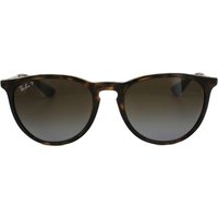 Ray-Ban Sonnenbrille Erika 4171 710/T5 Tortoise & Gunmetal Braun Gradient Polarisiert