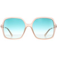 Guess Square Womens Glänzend Beige Grün Farbverlauf GU7845