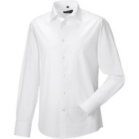Russell Collection - Hemd für Herren Langärmlig (Weiß)
