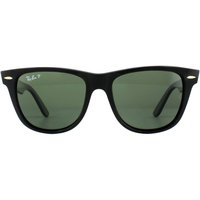 Lunettes De Soleil Ray-Ban Wayfarer 2140 901/58 Noir Vert G-15 Polarisé Medium 50mm