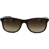 Lunettes De Soleil Ray-Ban Andy 4202 607313 Dégradé Brun Brun Mat