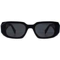 Prada Rectangle Womens Schwarz Dunkelgrau PR17WS