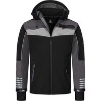 Rock Creek Softshelljacke Schwarz