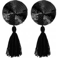 Paris Hollywood Cache-têtons Black Glitter