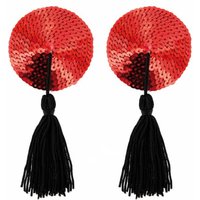 Paris Hollywood Cache-têtons Red Glitter