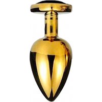 Clara Morgane My GOLD Secret Plug doré - Large Noir