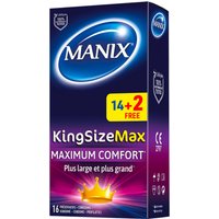Préservatifs Manix King Size Max 14+2